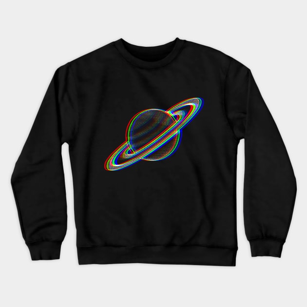 Saturn Crewneck Sweatshirt by tommartinart